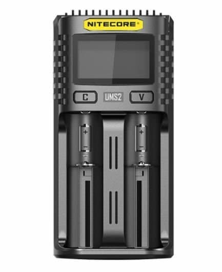 Nitecore Batterilader 2-Slot/Ums2 Nitecore-Lader