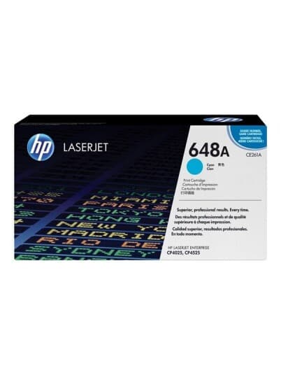 HP Toner CE261A 648A Cyan