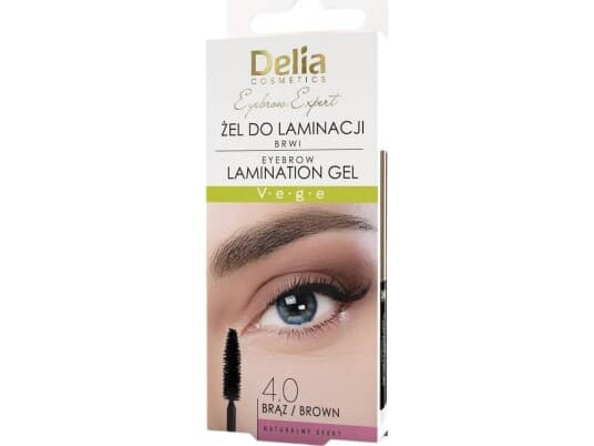 Delia Delia Eyebrow Expert Øyenbrynslamineringsgel Brun 4Ml