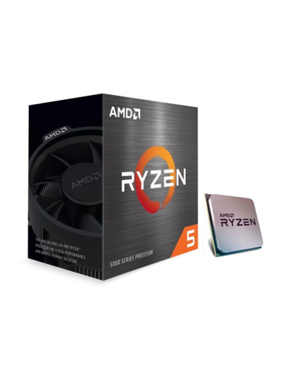 AMD Ryzen 5 5500, 3.6GHz-4.2GHz 6 kjerner, 12 tråder, AM4, PCIe 3.0, 16MB cache, 65W, boks med kjøler