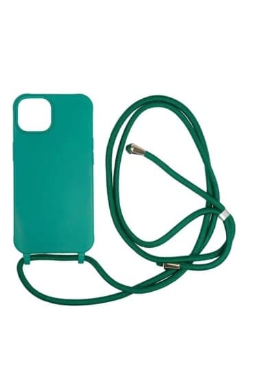 Mobile Origin Etui Lanyard Dark Green - Iphone 14