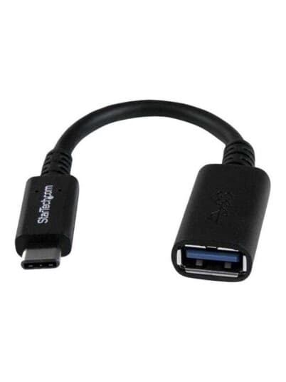 Startech.Com Usb-C To Usb Adapter - 6In - Usb-If Certified - Usb-C To Usb-A - Usb 3.1 Gen 1 - Usb C Adapter - Usb Type C (Usb31caadp) - Usb-Adapter - 24 Pin Usb-C (Hann) Til Usb-Type A (Hunn) - Usb 3.0 - 15.2 Cm - Svart - For P/N: Dk31c3hdpd, Dk31c3