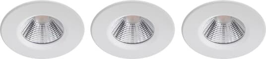 Philips Funksjonell Innfelt Spot, Innsunket Spotlight, Ikke-Utskiftbare Pærer, Led, 2700 K, 350 Lm, Hvit