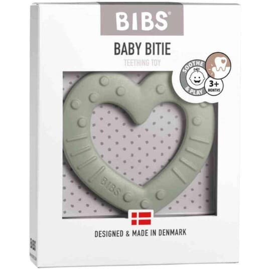 BIBS® Baby Bitie Star bitering fra 3 måneder Sage