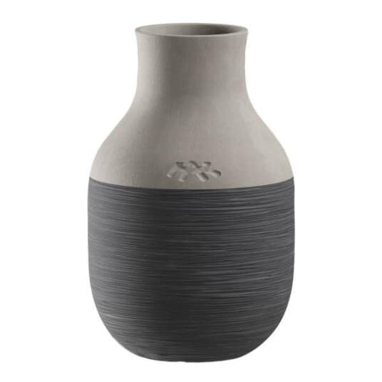 Kähler Omaggio Circulare vase 12,5 cm, antrasittgrå