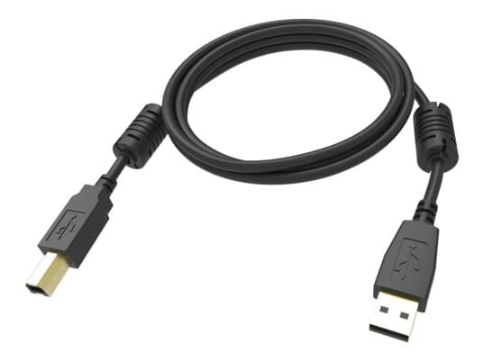 Vision Professional - Usb-Kabel - Usb (Han) Til Usb Type B (Han) - Usb 2.0 - 2 M - Sort