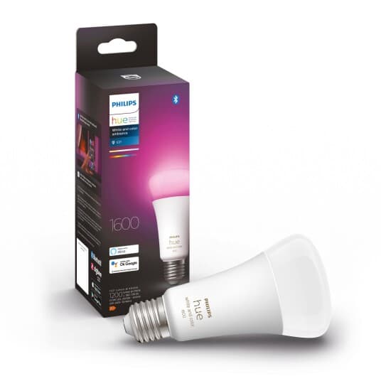 Philips Hue Color Ambiance Smart LED-pære E27 1600 lm