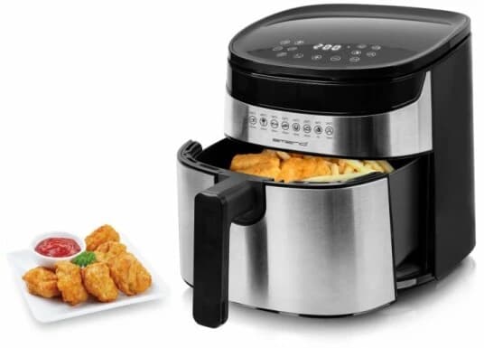 Emerio Af129084 Smart Fryer  Airfryer - Farge: Rustfritt Stål