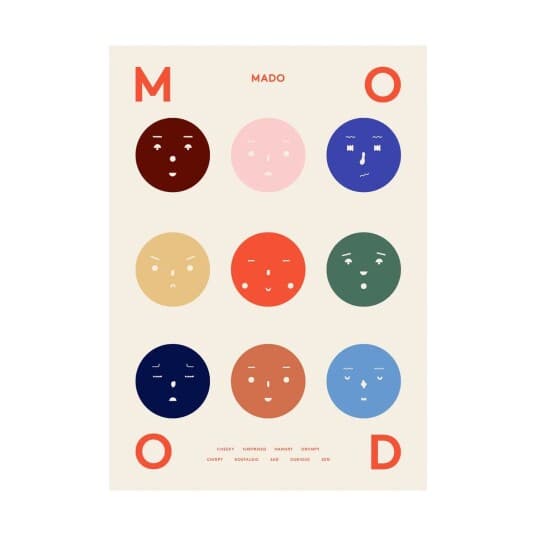 Paper Collective 9 Moods poster 50x70 cm