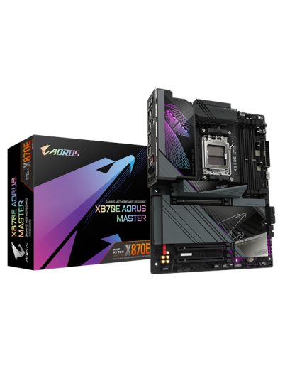 Gigabyte X870e Aorus Master, Amd, Sokkel Am5, Amd Ryzen™ 7, Sokkel Am5, 256 Gb, Ddr5-Sdram