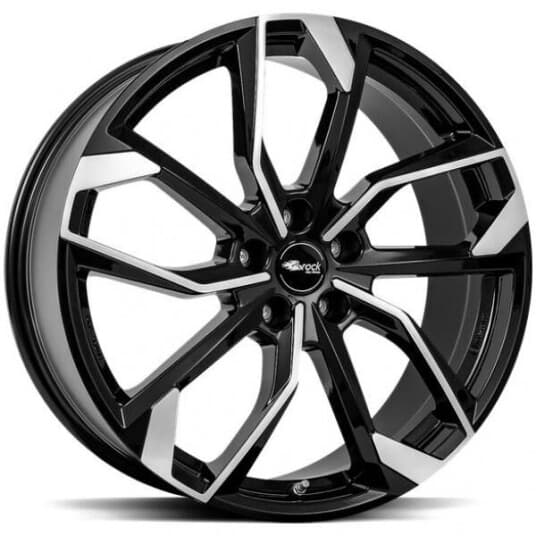 Brock RC34 Black Full Polish 6x16 5/112 ET43 B57.1