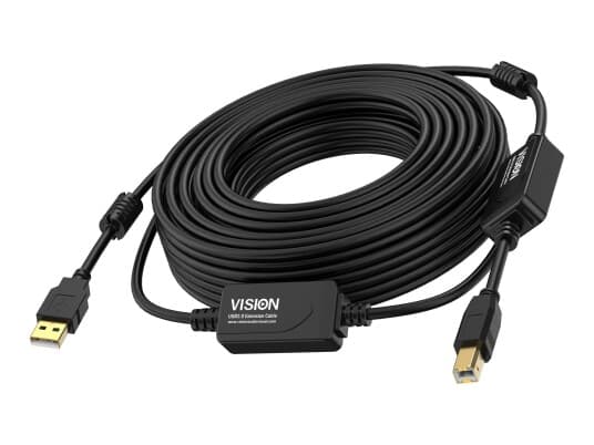 Vision Tc 10Musb+/Bl/2, 10 M, Usb A, Usb B, Usb 2.0, 480 Mbit/S, Sort