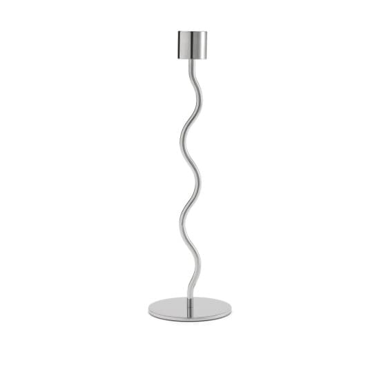 Cooee Design Curved lysestake 26 cm Stainless steel