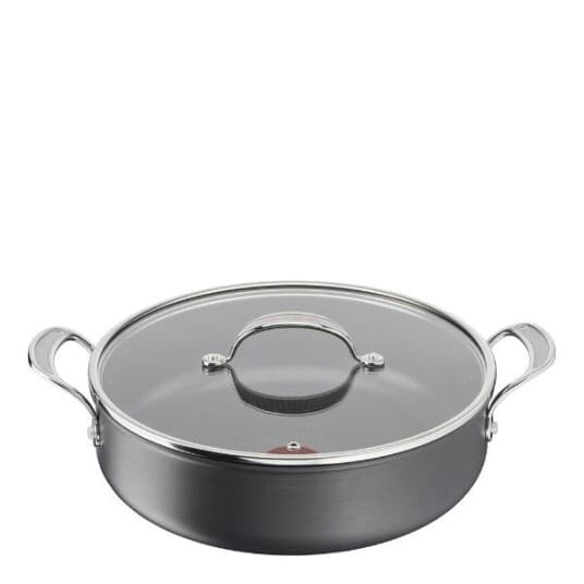 Tefal Jamie Oliver Cook's Classics Ha Frying Pan With Glass Lid 30 Cm/5.4 L, Black