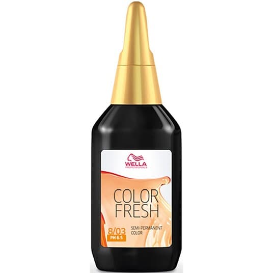 Wella Professionals Wella Color Fresh 8/03 Light Blonde Natural Gold (75ml)