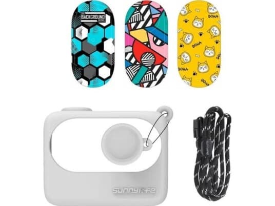 Sunnylife Protective Case Insta360 Go 3 White With Stickers