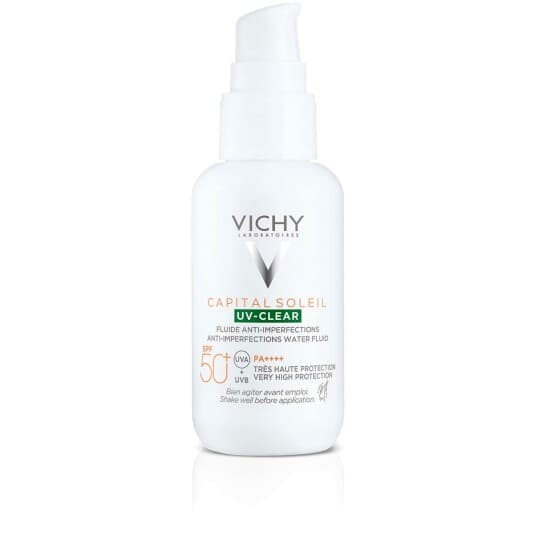 Vichy Capital Soleil Uv-Clear Anti-Imperfections Fluid Spf 50+ 40 Ml