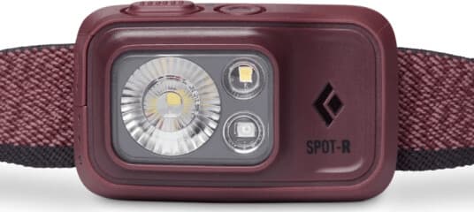 Black Diamond Spot 400-R, Hodebåndslommelykt, Bordeaux, Knapper, 1 M, Ip67, 400 Lm