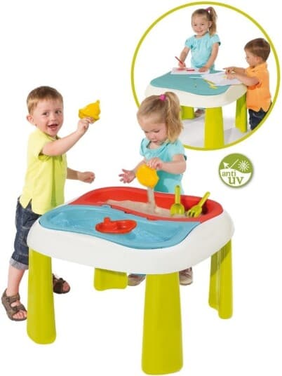 Smoby Sand & Water Playtable, Sand Og Vann-Bord, Inne & Ute, 1,5 År, Plast, Flerfarget