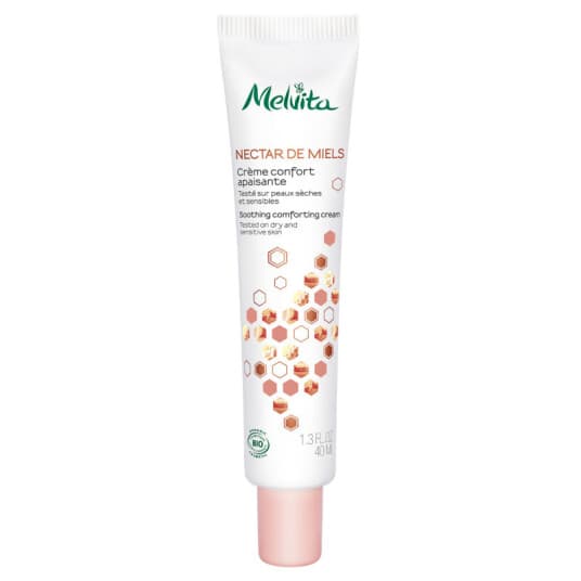 Melvita Organic Nourishing And Soothing Fluid - Face, Kvinner, Tørr Hud, Normal Hud, Sensitiv Hud, 40 Ml, Nærende, Aqua/Water - Coco-Caprylate/ Caprate - Caprylic/Capric Triglyceride - Glycerin - Hordeum Vulgare...