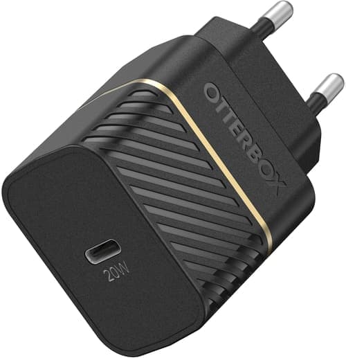 Otterbox - Strømadapter - Propack - 20 Watt - 3 A - Pd 3.0, Apple Fast Charge, Fast Charge (24 Pin Usb-C) - Svart