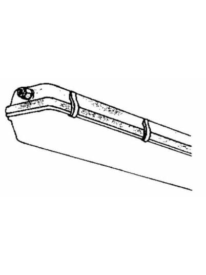 Afskærm Profil Polyc F/Nyborg 2X36w