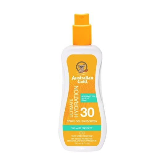 Australian Gold Ultimate Hydration Spray Gel Sunscreen Spf30 - - 237 Ml