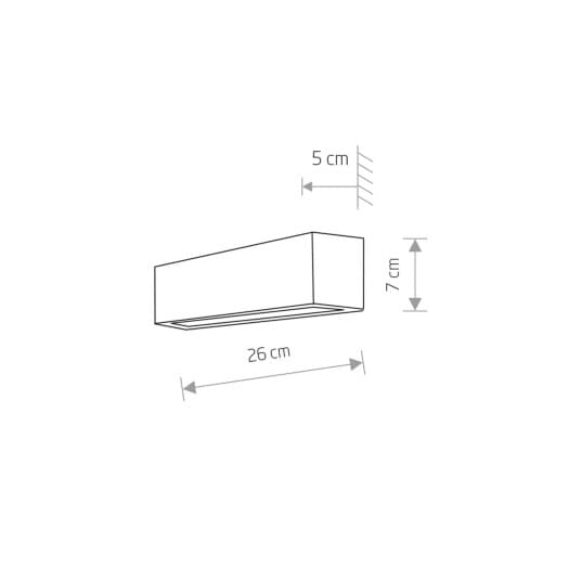 Kinkiet Nowodvorski Rett Vegg 1X40w (6345)