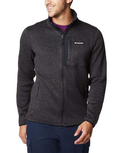 Columbia Sweater Weather™ Full Zip M Black Heather (M M)