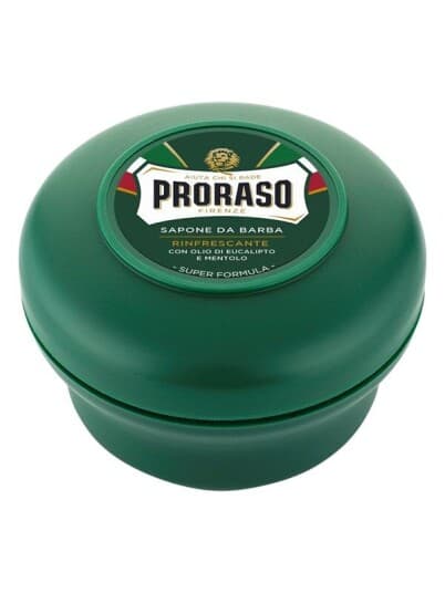 Proraso Shaving Soap In A Jar Refreshing, Barbersåpe, Menn, Alle Hudtyper, 150 Ml, Fuktighets Krem, Forfriskende, Krukke