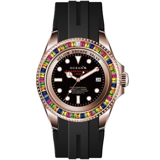 OceanX Sharkmaster 1000 SMS1005 - Herre - 44 mm - Analog - Automatisk - Safirglass