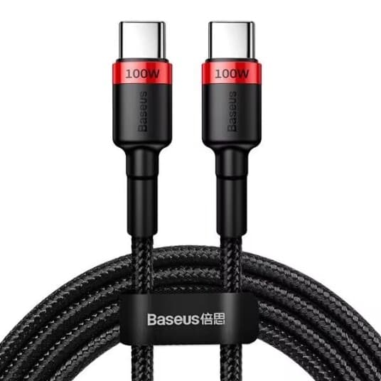 Baseus Catklf-Al91, 2 M, Usb C, Usb C, Sort