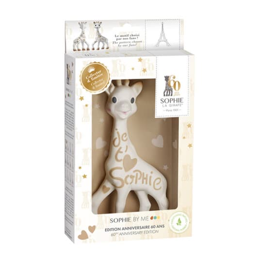 VULLI limited Sophie la Girafe® Sophie la girafe 60-årsdag Sophie by me-utgave, naturgummi