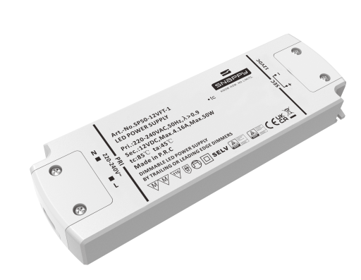 LED DRIVER SP 50W 12V DÆMPBAR