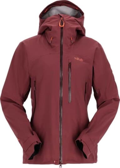 Rab Dame Regnjakke Rab Firewall Jacket - L - Dyp Lyng