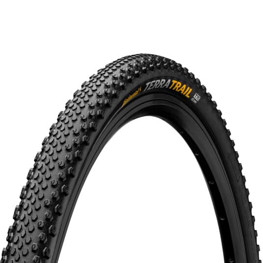 Continental Terra Trail Shieldwall Folding Tire (45-622) Black/Black, Puregrip Compound, Psi Max:4,5 (Bar), Shieldwall System,