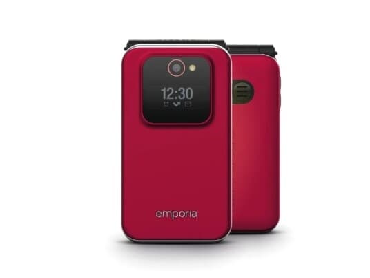 Emporia Emporiajoy, Klapptelefon, Enkelt Sim, 7,11 Cm (2.8"), 2 Mp, 1300 Mah, Rød