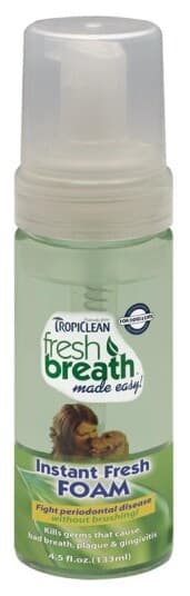 Tropiclean Fresh Breath Mint Foam 133Ml