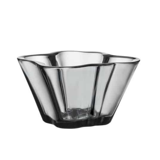 iittala Alvar Aalto skål 75 mm grå