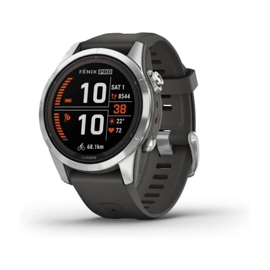 Garmin fenix 7S Pro Solar 42mm GPS (silver/graphite)