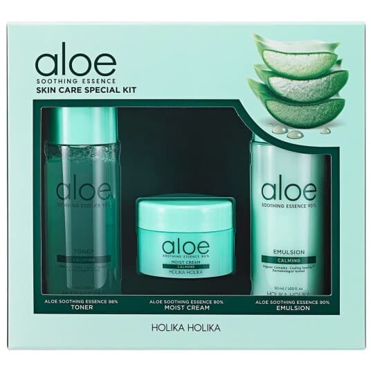 Holika Holika Aloe Soothing Essence Ansiktspleiesett Med Aloe