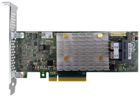 Lenovo Thinksystem 9350-8I - Diskkontroller - 8 Kanal - Sata 6Gb/S / Sas 12Gb/S - Lav Profil - Raid Raid 0, 1, 10, 5, 50, 6, 60, Jbod - Pcie 3.0 X8 - For Thinksystem Sr630 V2 7Z70, 7Z71  Sr650 V2 7D15, 7Z72, 7Z73  St250 V2 7D8f  St550 7X10