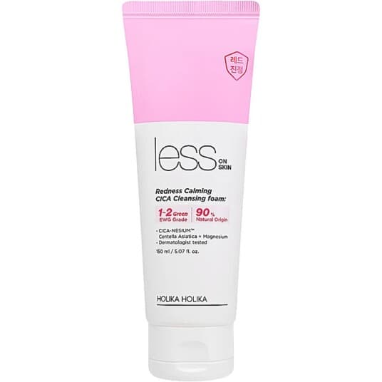 Holika Holika_Less On Skin Rødhet Beroligende Cica Cleansing Foam Vaskeskum For Irritert Og Rød Hud 150Ml