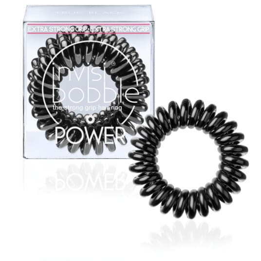 Plaukų Gumytės Invisibobble Nano Hair Ring, 3Vnt., Juodos