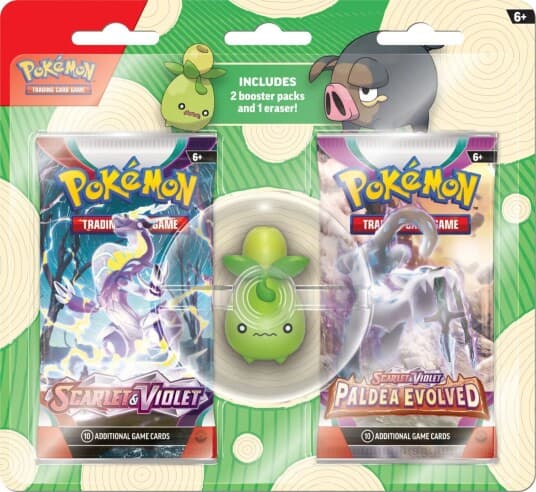 Pokemon Pokemon Tcg - Back To School Eraser Blister Set 2023 - Lechonk