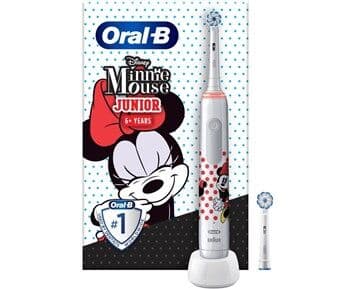 Braun Junior Minnie Mouse, Barn, Daglig Stell, Sensitiv / Myk, Sort, Rød, Hvit, 2 Min, 30 Sec, 6 År, Batteri