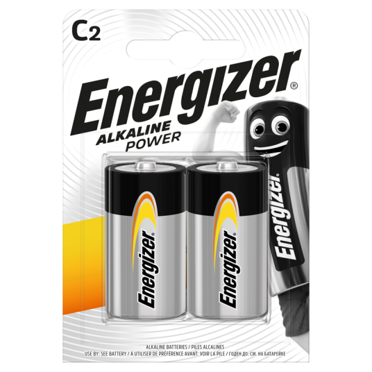 Energizer Alkaline Power - Batteri 2 X C - Alkaline