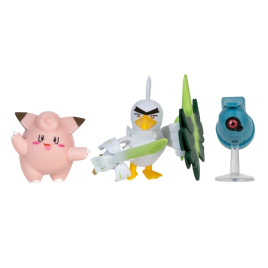 Pokemon Battle Figure 3 Pk Clefairy, Beldum