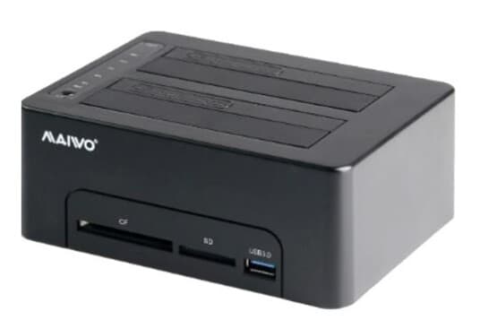 Deltaco K3082cr, Harddisk, Ssd, Sata, 2.5,3.5", Cf, Sd, Sort, Data, Kraft Indikator