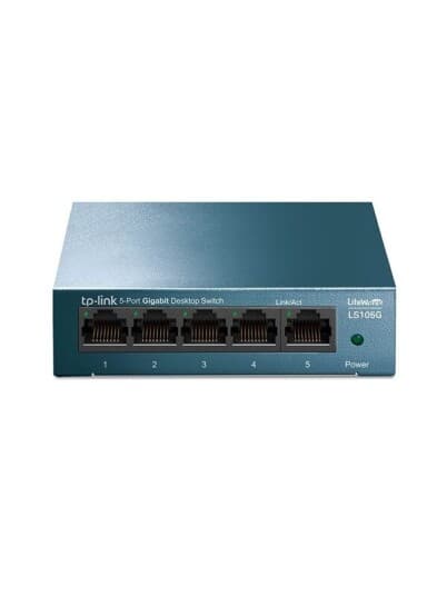 TP-Link LS105G 5-Port 10/100/1000Mbps Desktop Network Switch